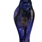 Blue Stardust Lady lamp